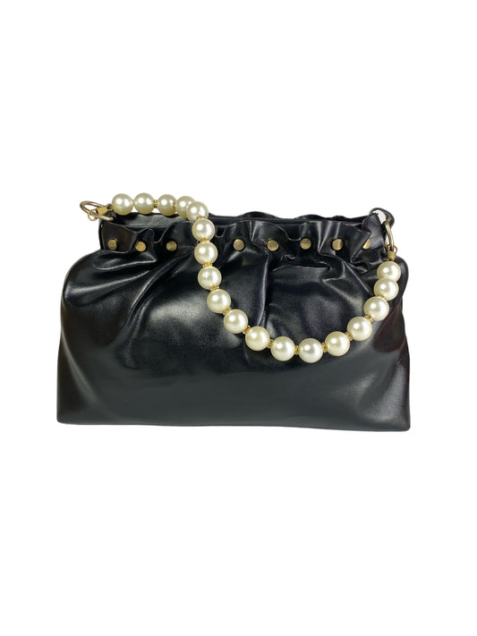 Pearls Ruched Bag