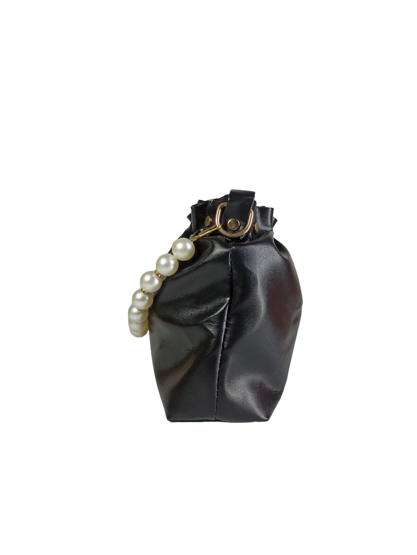 Pearls Ruched Bag