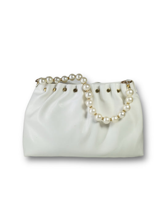 Pearl Ruched Bag